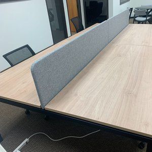 Contemporary and Modern Office Workstation  63" Four Desk